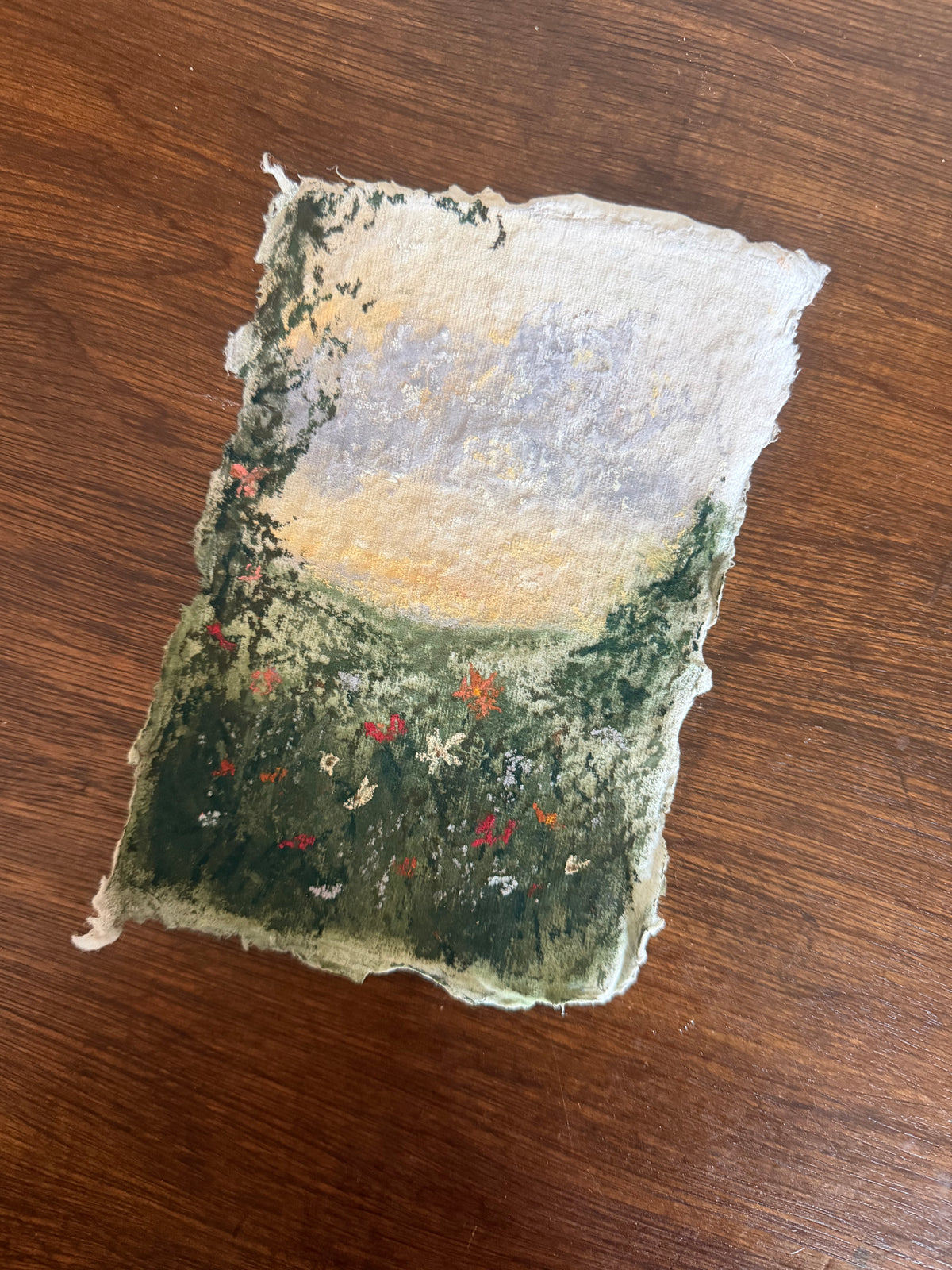 Wild Meadow No.2 | 6x4 soft pastel