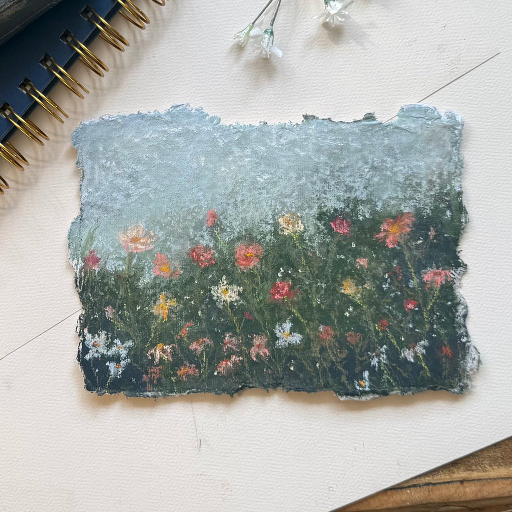 Dream of Flowers No.1 | 6x 4 soft pastel