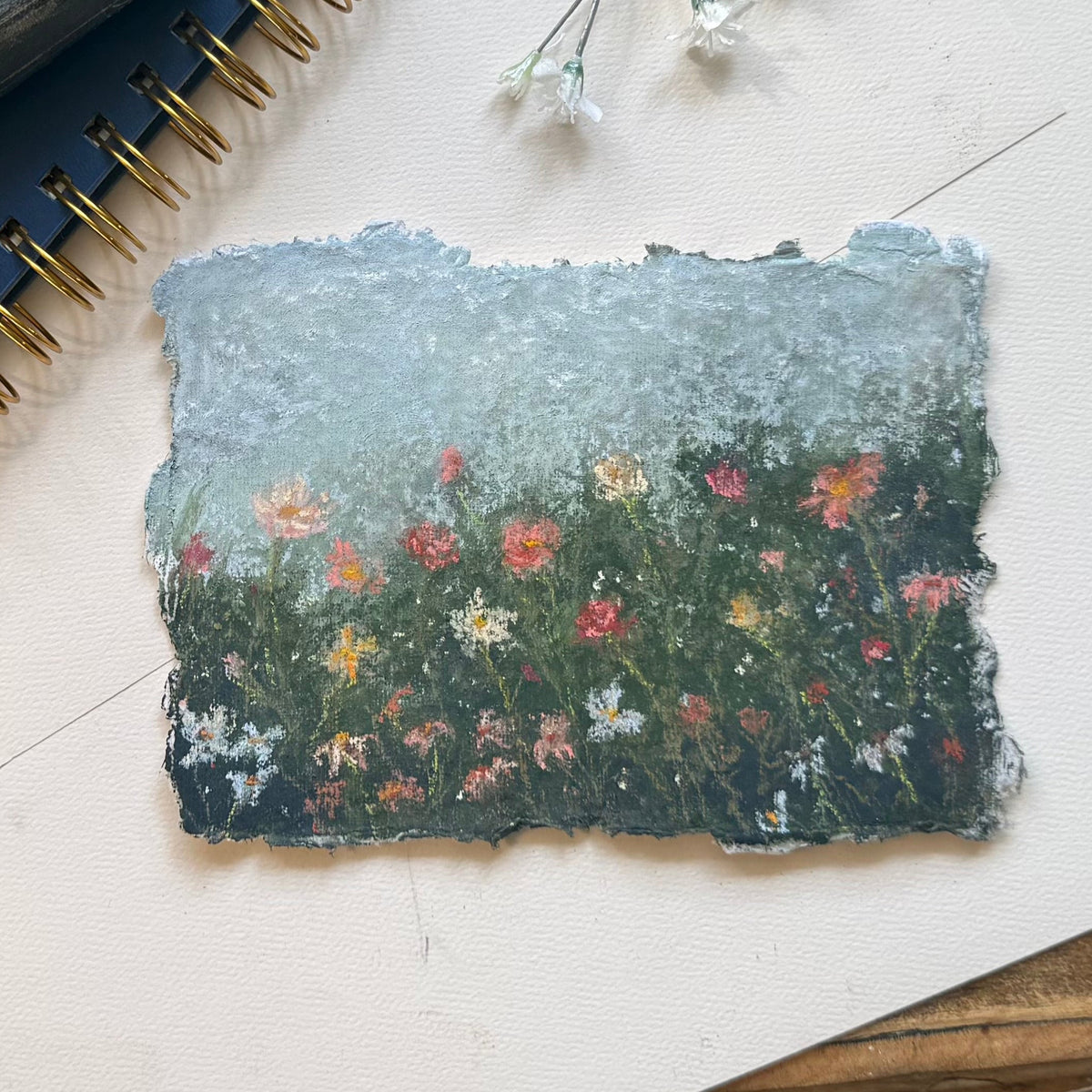 Dream of Flowers No.1 | 6x 4 soft pastel
