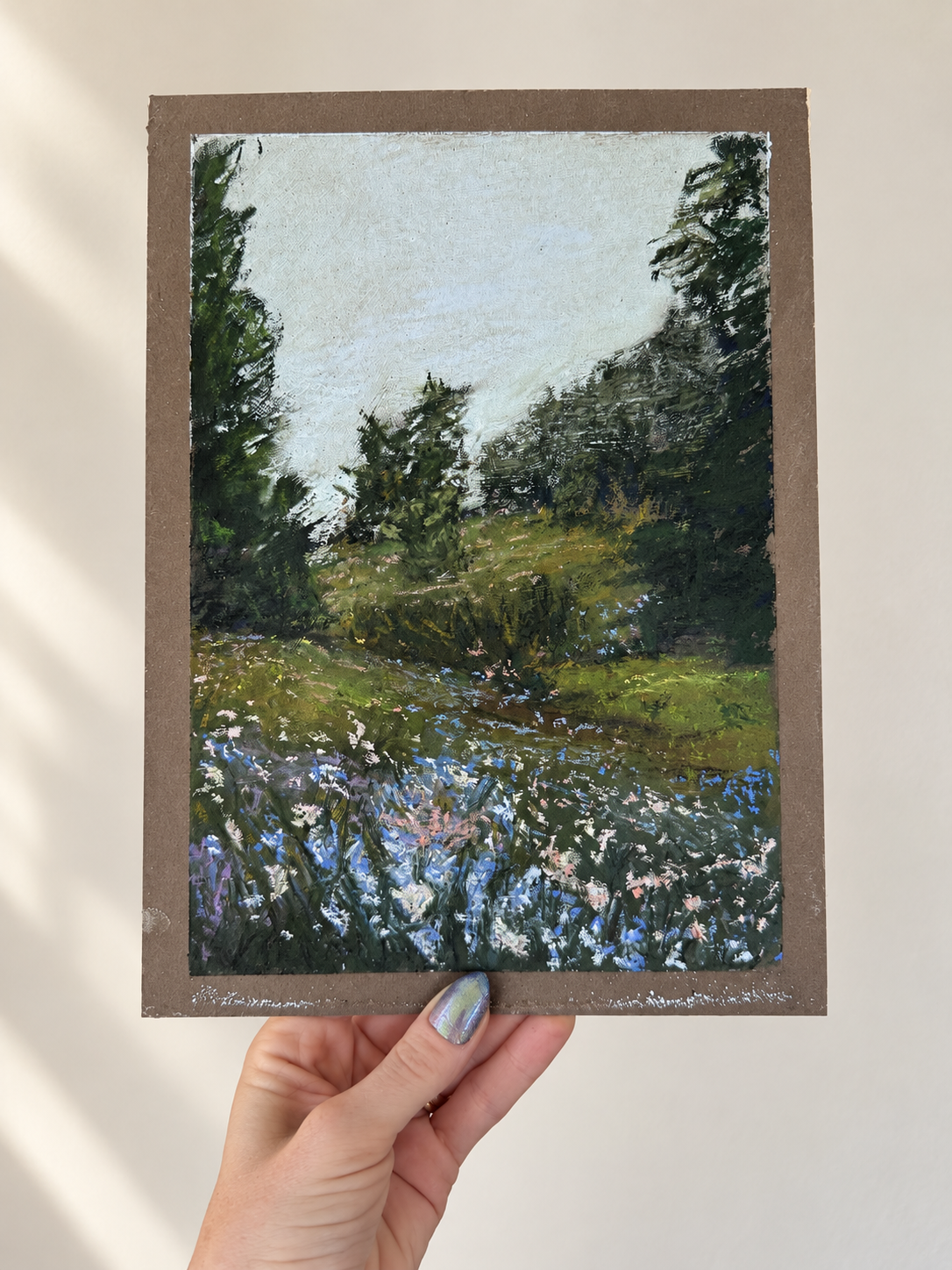 “Meadow” soft pastel color study