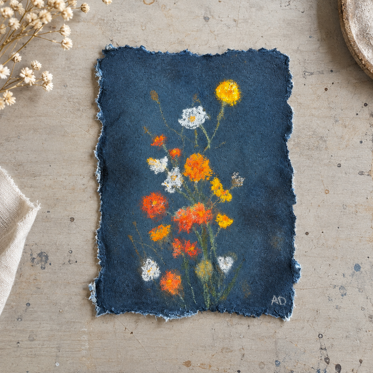 Wildflower Bouquet | 6x4 soft pastel