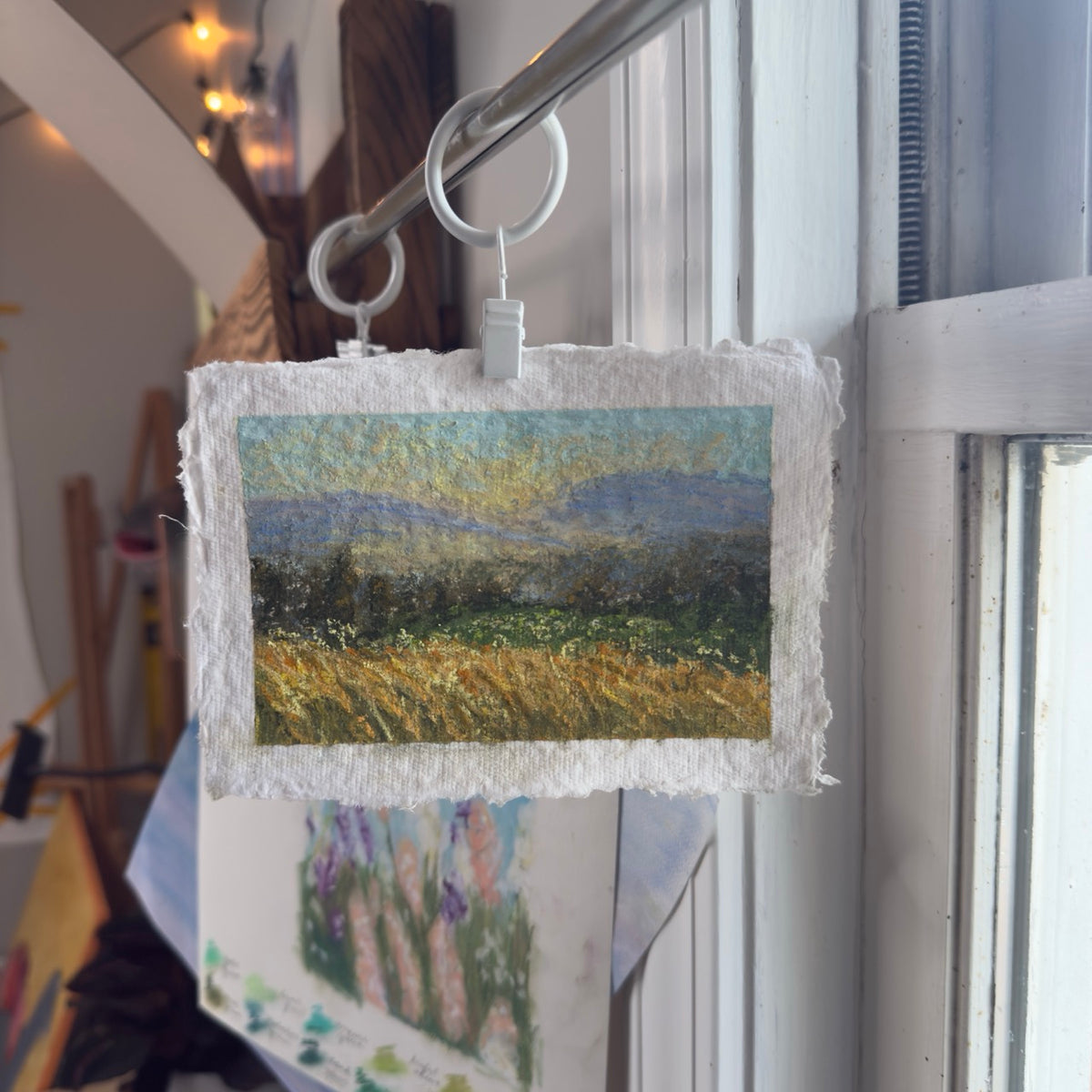 “Dazy Field” Original Soft Pastel