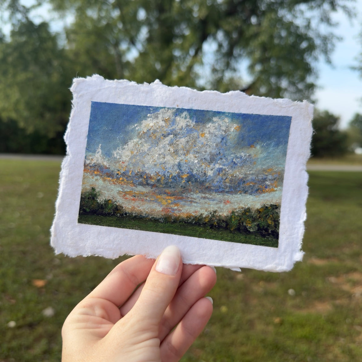 “The Big Little Sky” Original Soft Pastel
