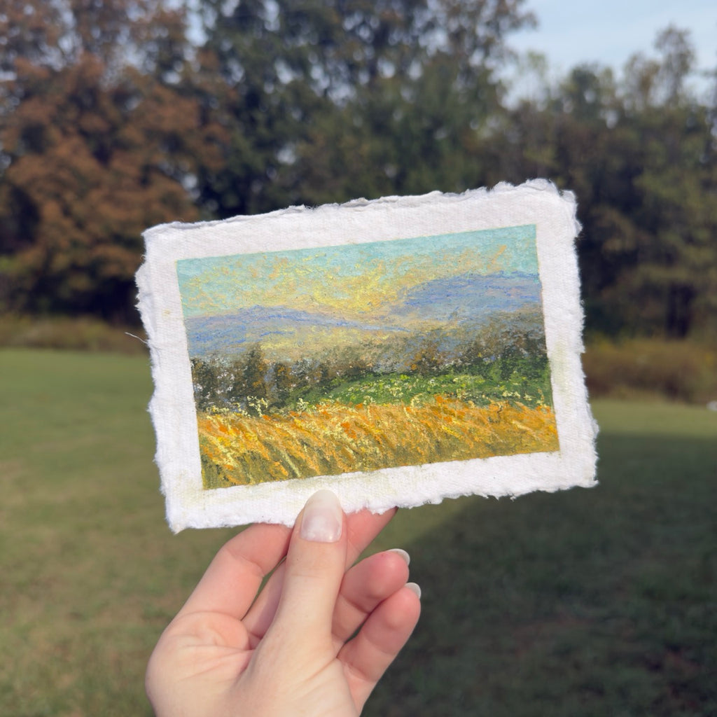 “Dazy Field” Original Soft Pastel