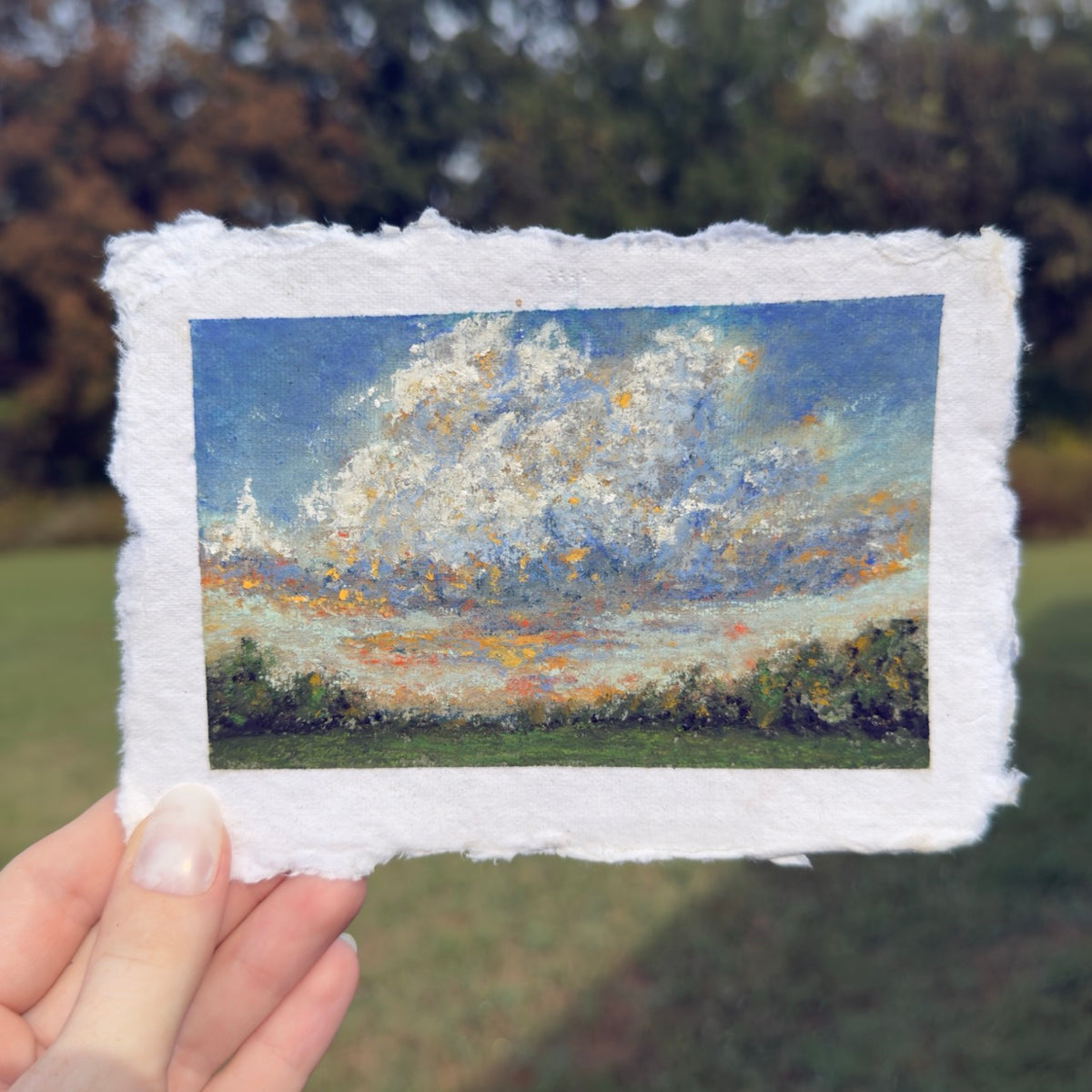 “The Big Little Sky” Original Soft Pastel