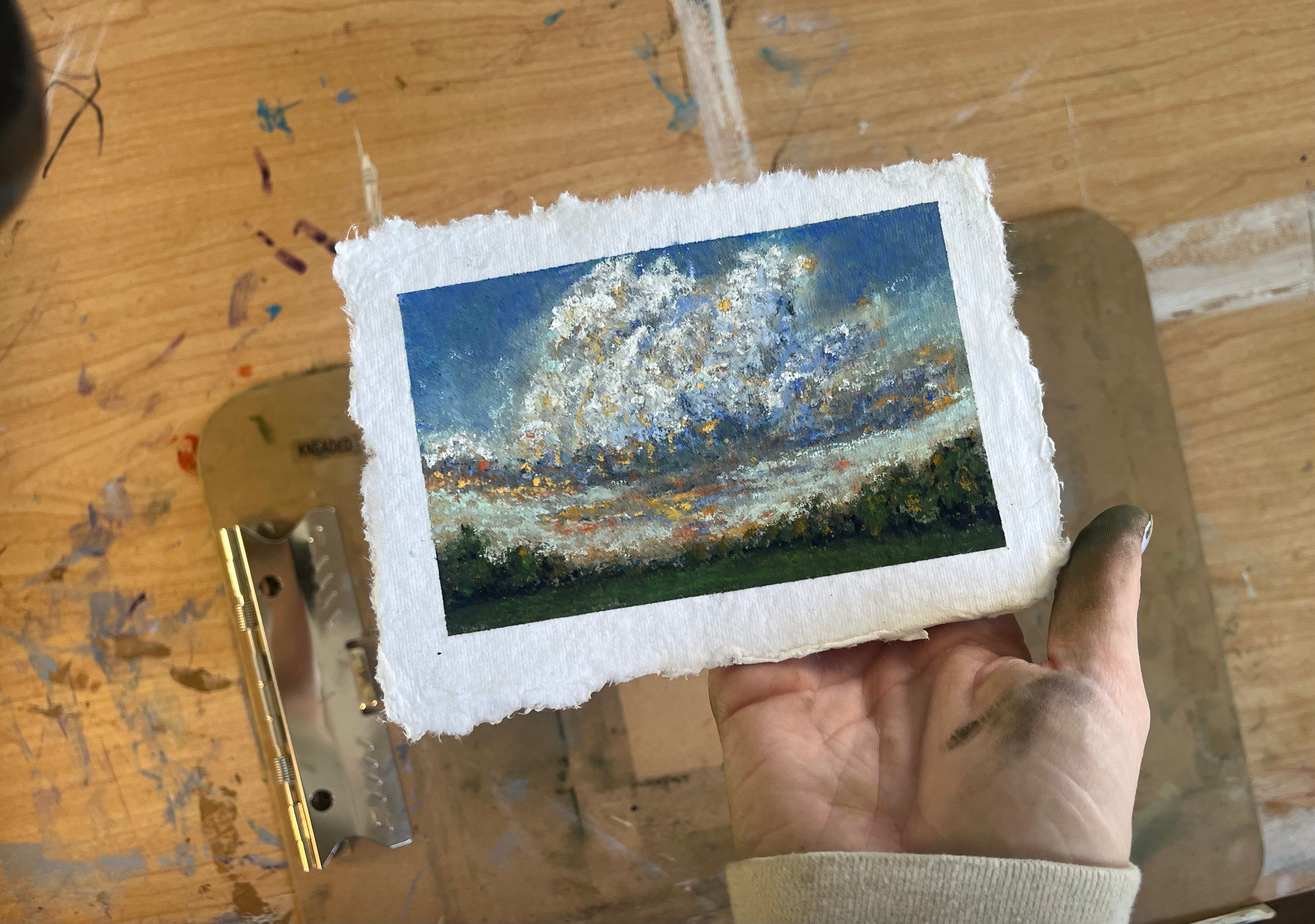 “The Big Little Sky” Original Soft Pastel